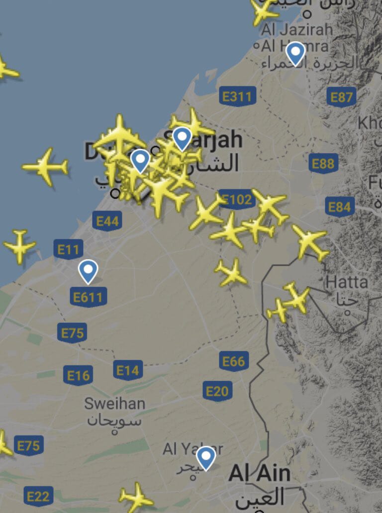 بالصورة/ الإمارات ترد على خبر استهداف مطار دبي