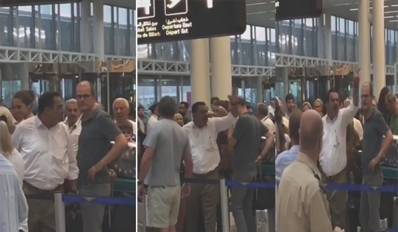 بالفيديو / مواطن في مطار بيروت: بدكم محمد بن سلمان يحكمكم بحد السيف يا سراقين!	