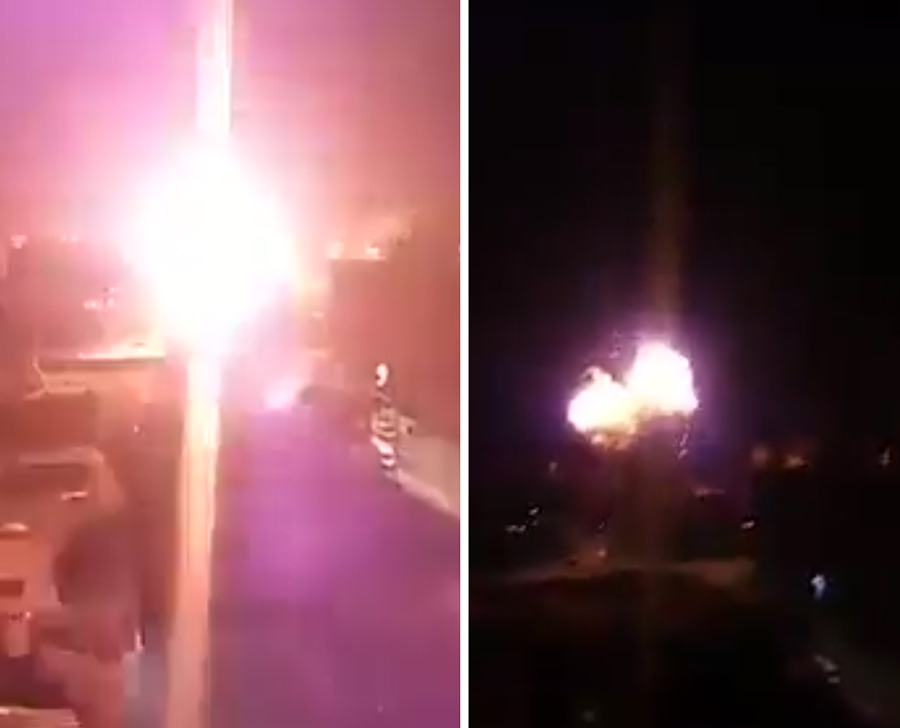 بالفيديو/ لحظة قصف طائرات الإحتلال الحربية لمبنى فضائية الأقصى غرب مدينة غزة...توقف البث ثم انطلق من جديد