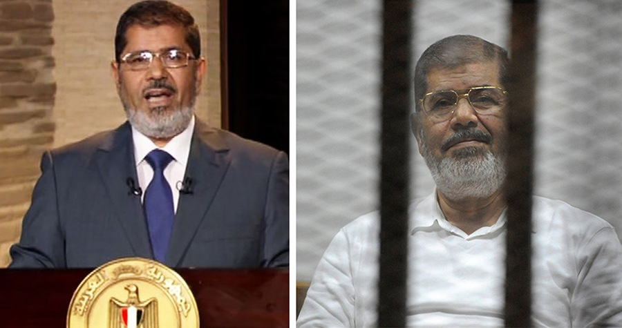 حبس الرئيس الأسبق محمد مرسي 3 سنوات لإدانته في قضية إهانة القضاء...هكذا قضت المحكمة المصرية