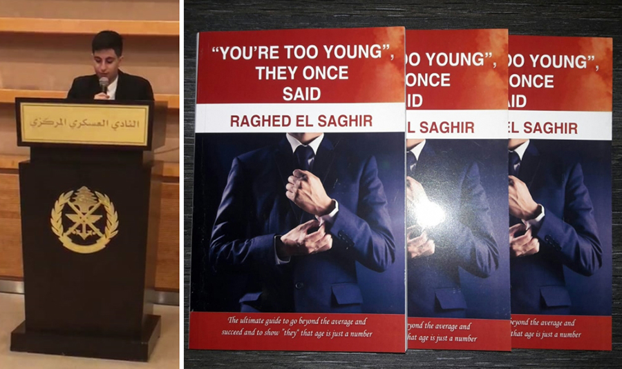 لأن الإبداع لا يحده عمر...راغد الصغير ابن الـ15 ربيعاً وقع كتابه &quot;You&#039;re too young, they once said&quot;