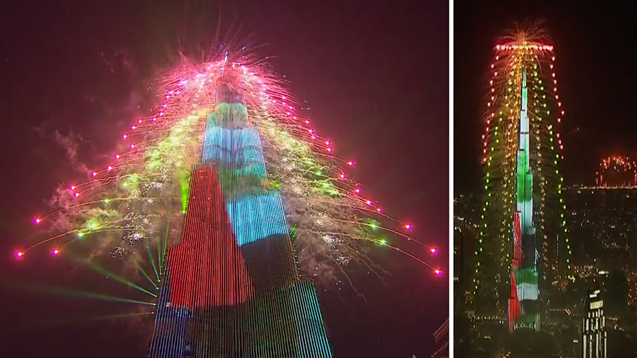 بالفيديو/ دبي تستقبل العام الجديد بعروضات ساحرة