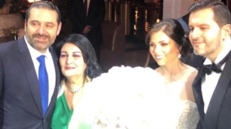 بالصورة/ الرئيس الحريري في زفاف اخيه نور النعيمي...تعرّفوا الى والدته والعروسين