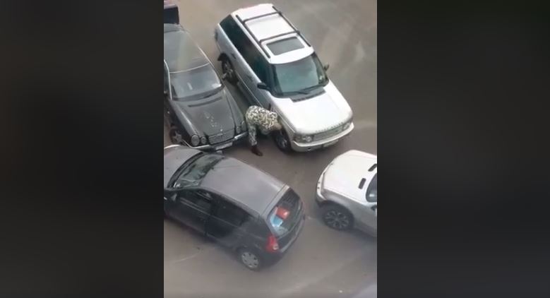 بالفيديو- تصرّف صادم لعنصر من الأمن العام يستخدم مفك لخدش سيارة بسبب ركنها أمام سيارته!