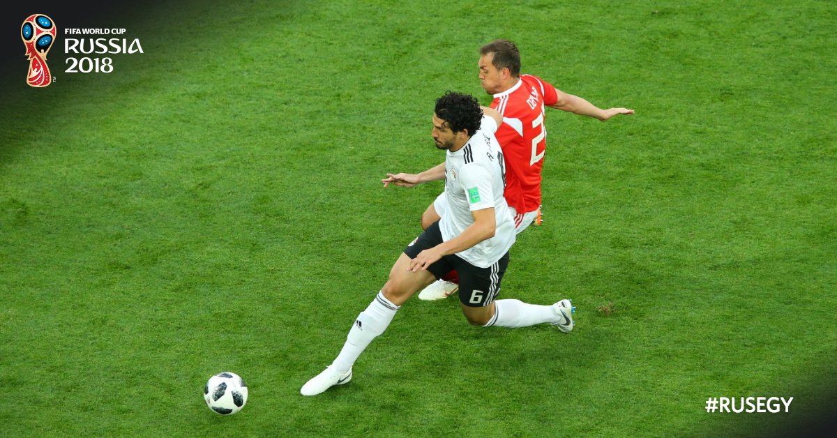 نهاية الشوط الأول بين روسيا ومصر بنتيجة (0-0) والآمال العربية تعوّل على الشوط الثاني