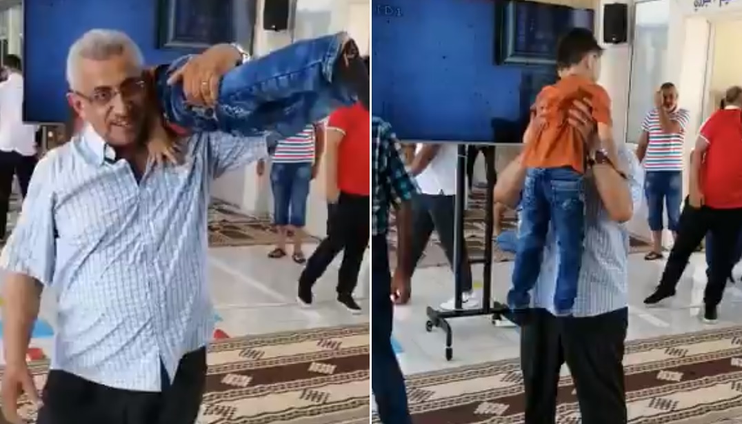 فيديو طريف للنائب اسامة سعد يحمل طفلاً على كتفه ويمازحه ينتشر على مواقع التواصل !