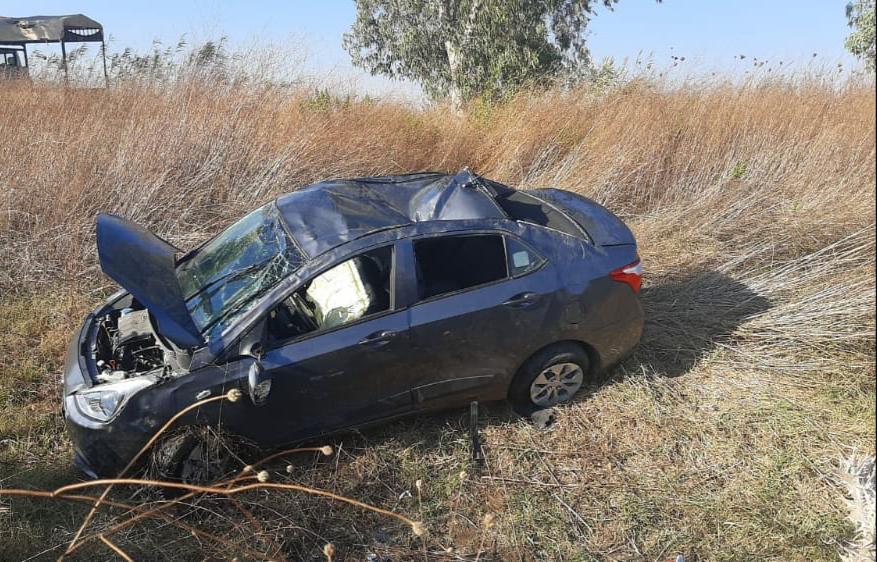 6 جرحى في تدهور سيارة على طريق عام سهل مرجعيون وسقوطها في الحقل 