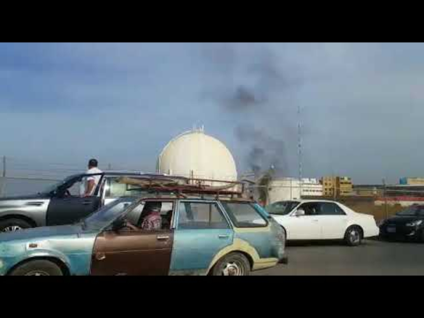 بالفيديو/ حريق في محطة الغاز والنفط في الزهراني وإصابة 7 أشخاص بعضهم بحال حرجة