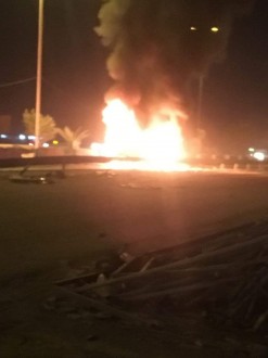 انفجار عبوة ناسفة بحافلة ركاب في كربلاء يوقع 9 شهداء.. 6 منهم من عائلة واحدة