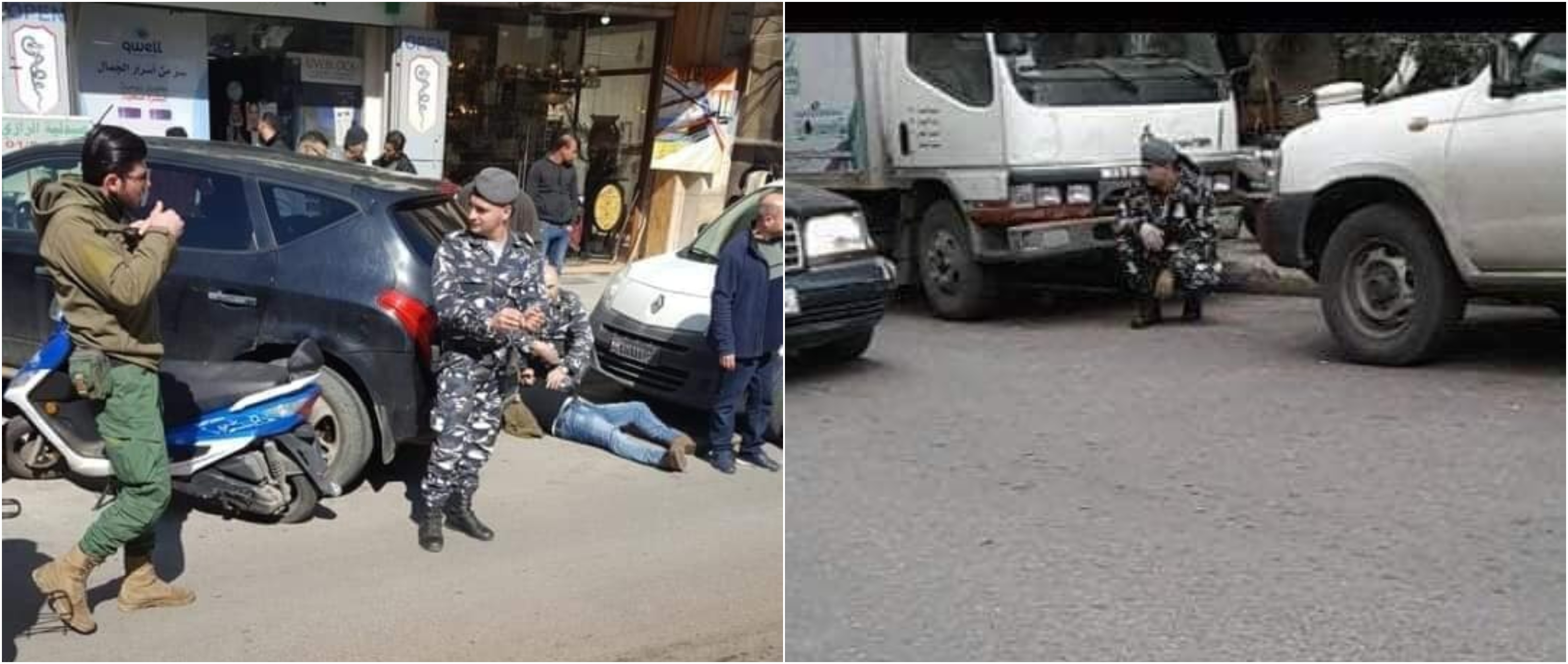 بعد تداول هاتين الصورتين قوى الأمن توضح: الأولى قديمة ومركبة والثانية لحادث اصطدام 