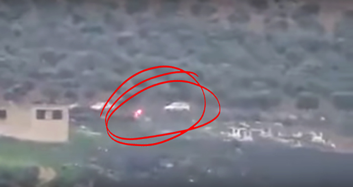 بالفيديو/ استهداف آلية تركية على أطراف عفرين وتدميرها بصاروخ موجه
