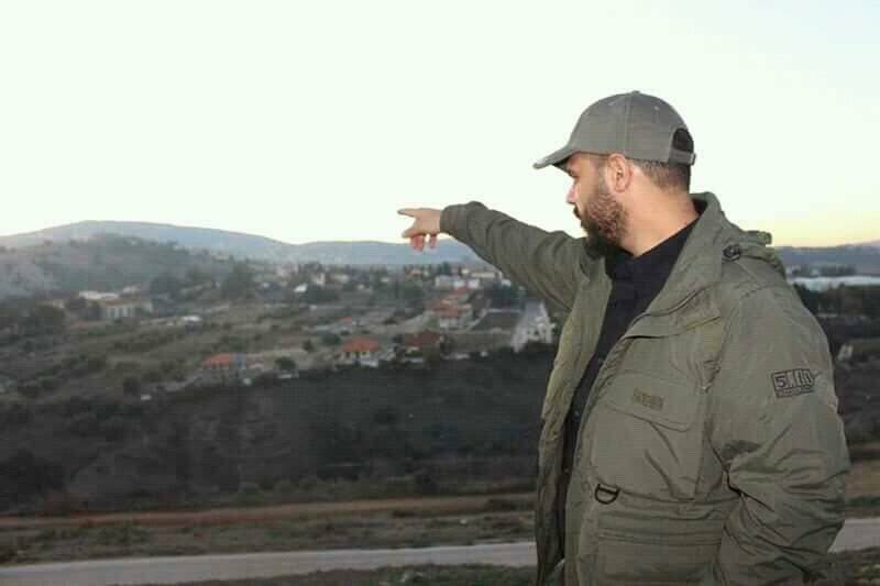 بالصور/ بعد الخزعلي...قائد عمليات لواء الباقر السورية في جنوب لبنان ويزور الحدود اللبنانية الفلسطينية