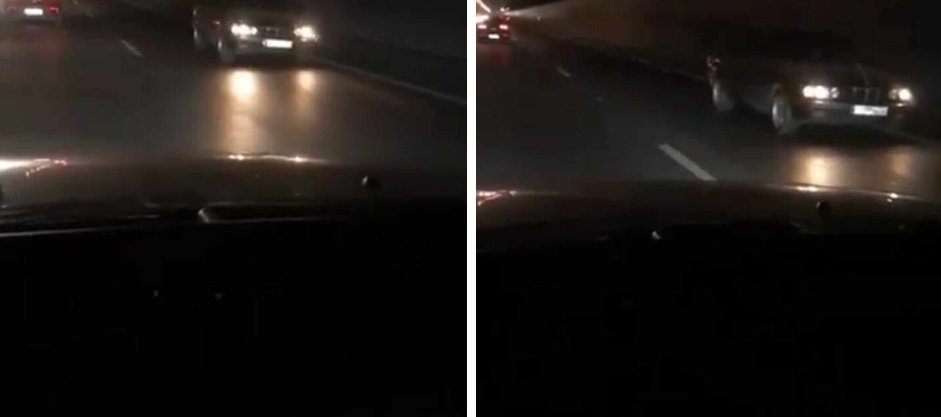 بالفيديو/ &quot;هضامة&quot; الشعب اللبناني...سيارة تمشي &quot;بالمقلوب&quot; على الطريق العام !