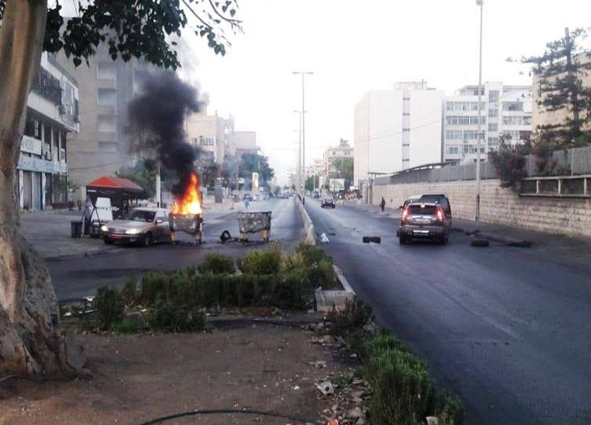 للمتجهين من والى الجنوب...طرقات صيدا مفتوحة  في الاتجاهات الرئيسية والفرعية كافة باستثناء تقاطع ايليا والجيش يسير دورياته