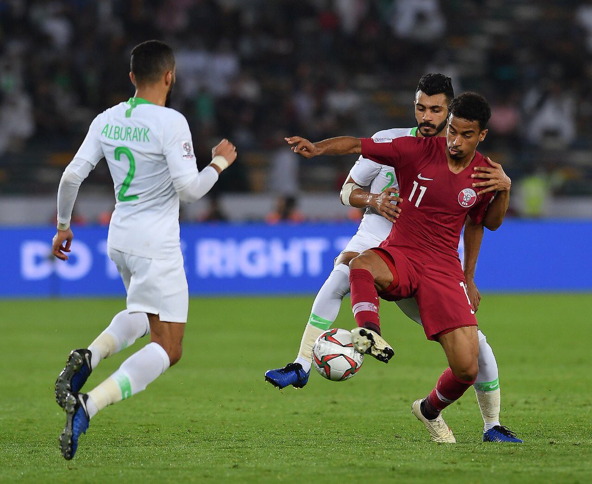2 مقابل 0...قطر تهزم السعودية وتضعها في مواجهة اليابان